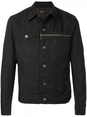 Джинсовая куртка с карманами Kolor. Цвет: черный