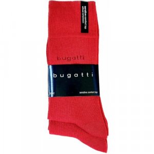 Носки , размер 39-42, красный Bugatti. Цвет: красный
