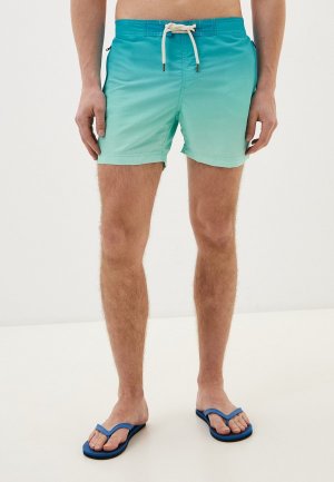 Шорты для плавания True Spin TRUESPIN Gradient Shorts. Цвет: бирюзовый