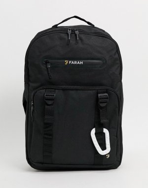 Черный рюкзак с карабином Cadan-Черный цвет Farah