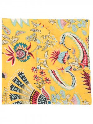 Платок Klyde Tapestry с цветочным принтом Rachel Comey. Цвет: желтый