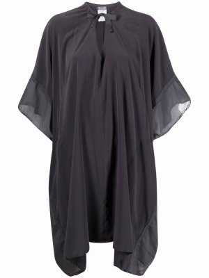 Платье-туника со вставками Kristensen Du Nord. Цвет: серый