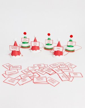 Новогодняя игра с колпаками -Мульти Talking Tables