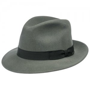 Шляпа , размер 55, серый Bailey. Цвет: серый