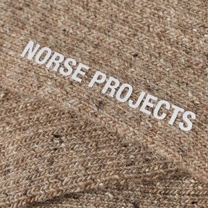 Носки Bjarki Neps, хаки Norse Projects