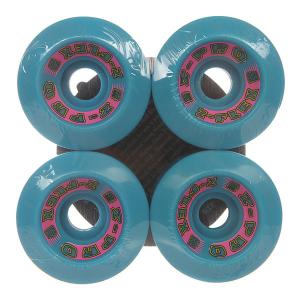 Колеса для скейтборда лонгборда Zfx Wheels Blue 90A 60 mm Z-Flex. Цвет: зеленый