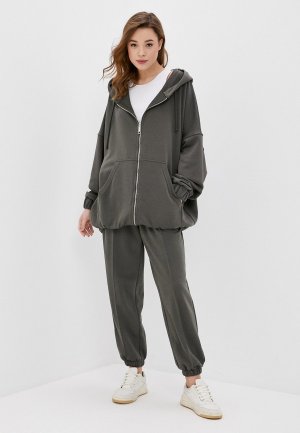 Костюм спортивный Sitlly. Цвет: хаки