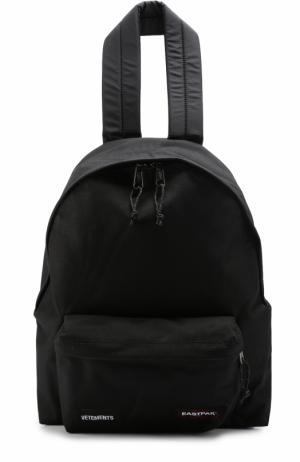 Текстильный рюкзак X Eastpack Vetements. Цвет: черный