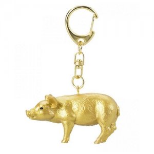 Брелок с фигуркой Mojo Золотая свинка Animal Planet