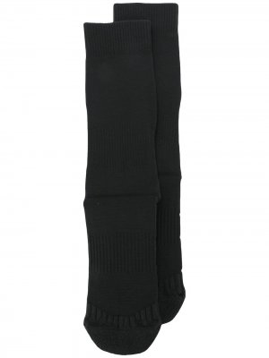 Носки с вышитым логотипом Y-3. Цвет: черный