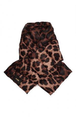 Пуховый шарф ALine. Цвет: леопардовый