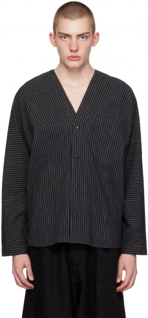 Черная куртка #99 , цвет Black striped Jan-Jan Van Essche