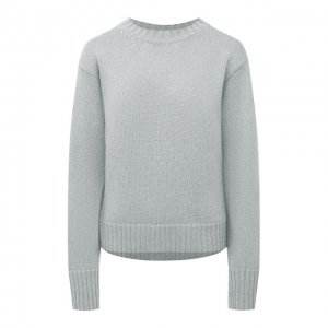 Кашемировый свитер Jil Sander. Цвет: голубой