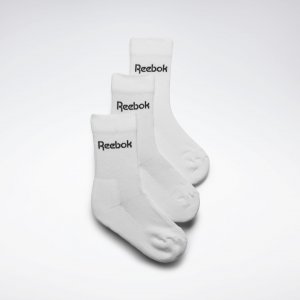 Детские носки, 3 пары Reebok. Цвет: white