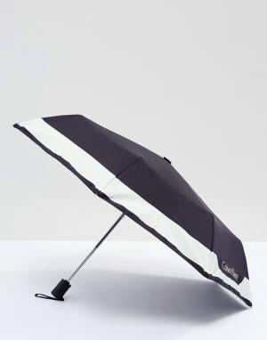Зонт Calvin Klein. Цвет: черный