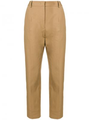 Tapered trousers Jil Sander. Цвет: коричневый