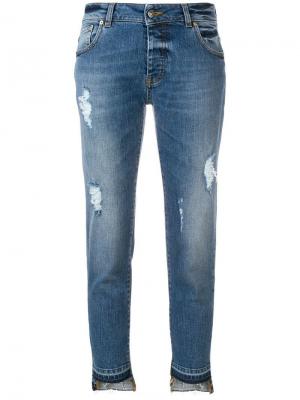 Облегающие джинсы Gaelle Bonheur. Цвет: синий