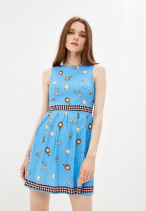 Платье Lezzarine. Цвет: голубой