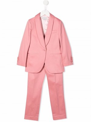 Костюм с однобортным пиджаком Stella McCartney Kids. Цвет: розовый