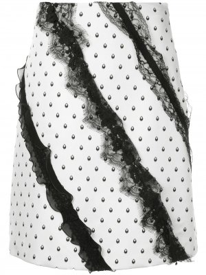 Кружевная блузка Giambattista Valli. Цвет: белый