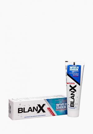 Зубная паста Blanx мгновенное отбеливание зубов White Shock Instant. Цвет: белый