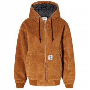 Куртка Forever Bomber Cord Hooded, цвет Catechu Wood Obey