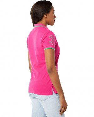 Поло U.S. POLO ASSN. Solid Pique Shirt, цвет Caribbean Pink