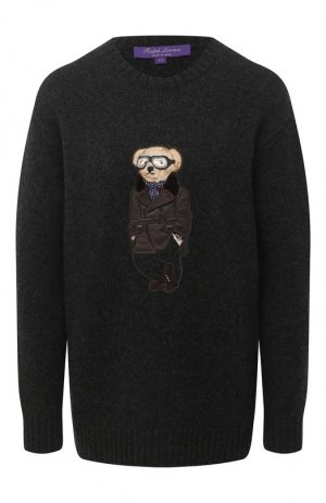 Кашемировый пуловер Ralph Lauren. Цвет: серый