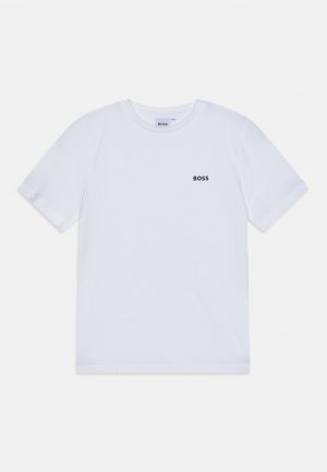 Базовая футболка SHORT SLEEVES TEE UNISEX BOSS Kidswear, цвет white Kidswear