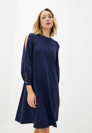 Платье Анна Голицына. Цвет: синий