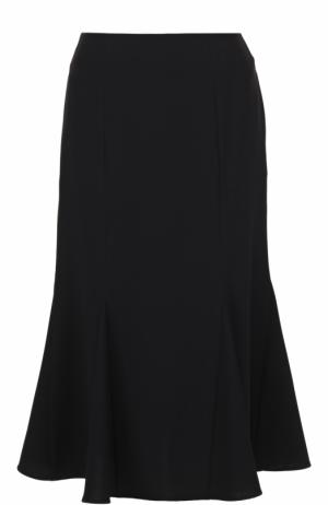 Расклешенная юбка-миди с карманами Edit. Цвет: черный