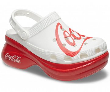 Сабо женские CROCS Womens Coca-Cola X Classic Bae Clog White/Red арт. 207234. Цвет: white/red
