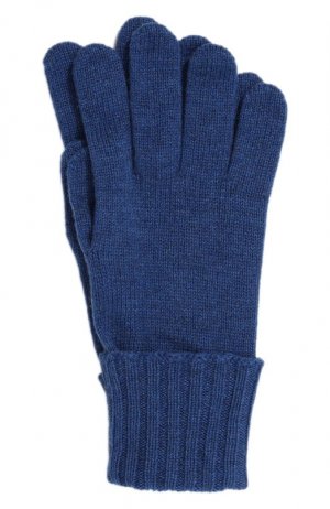 Кашемировые перчатки Inverni. Цвет: синий