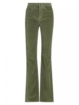 Вельветовые джинсы Cameron Boot-Cut , цвет army green Veronica Beard