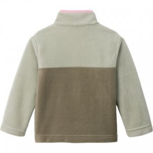 Флисовый пуловер Steens Mountain на кнопке 1/4 — для малышей , цвет Stone Green/Safari Columbia