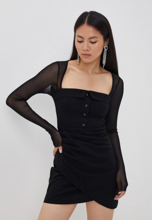 Платье Letlook Fashion. Цвет: черный