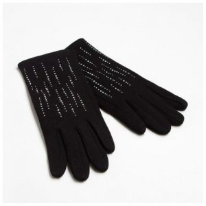 Перчатки , размер 23, черный Minaku. Цвет: черный