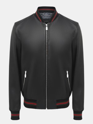 Кожаные куртки Alessandro Manzoni. Цвет: черный