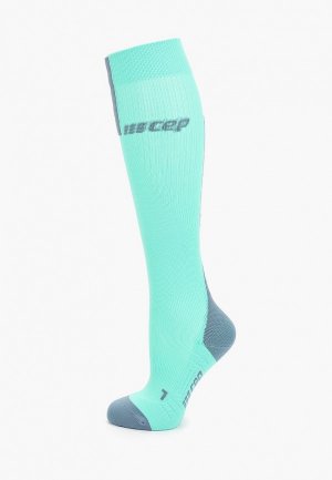 Компрессионные гольфы Cep Compression Knee Socks C123. Цвет: бирюзовый