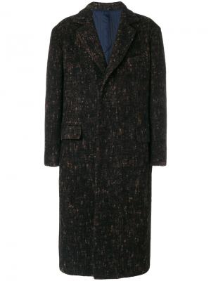 Пальто с вышивкой Mp Massimo Piombo. Цвет: коричневый
