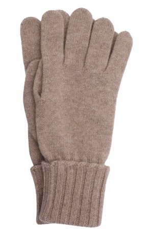 Кашемировые перчатки Inverni. Цвет: бежевый