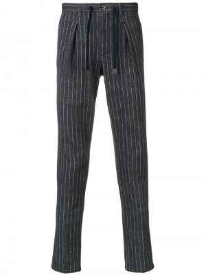 Классические брюки в полоску с поясом на шнурке Circolo 1901