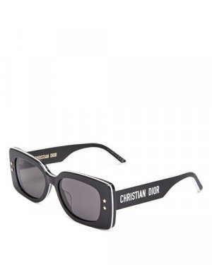 Прямоугольные солнцезащитные очки Pacific S1U, 53 мм DIOR, цвет Black Dior