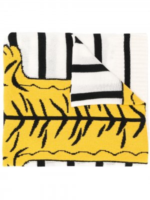 Платок с принтом Tiger Ultràchic. Цвет: белый
