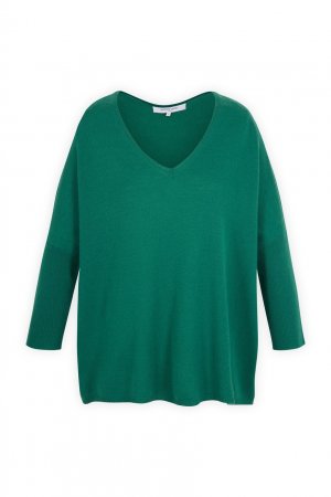 Зеленый пуловер Leon Gerard Darel. Цвет: зеленый