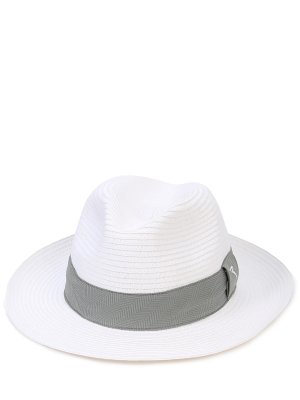 Шляпа однотонная CHERVO. Цвет: белый