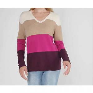 Пуловер , размер 44, мультиколор Via Appia Due. Цвет: микс/бежевый