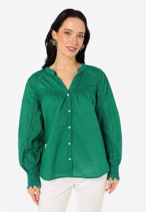Блуза La Petite Etoile. Цвет: зеленый