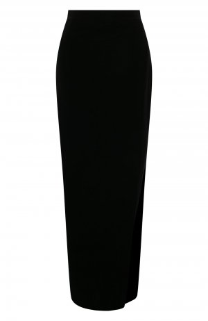 Бархатная юбка Tegin. Цвет: чёрный