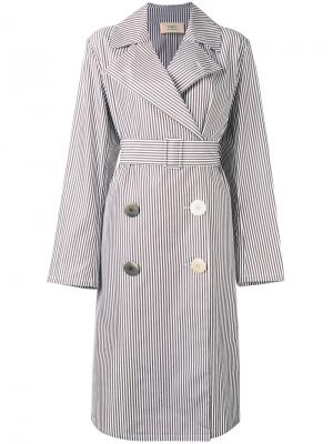 Двубортное пальто Ports 1961. Цвет: коричневый